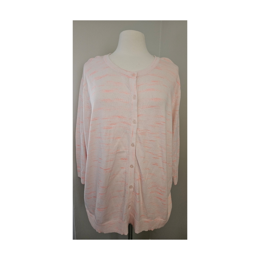 Selection Striped Cardigan Sweater Size XXL